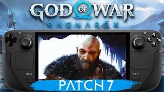 God of War Ragnarok Steam Deck | NEW PATCH 7 | FSR 3.1 | SteamOS 3.6