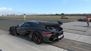 Koenigsegg Jesko Vs Bugatti Chiron SS Vs Regera DRAG RACE Which Car is faster