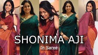 SHONIMA AJI IN SAREE #shonima #shonimaji #malayalamactress