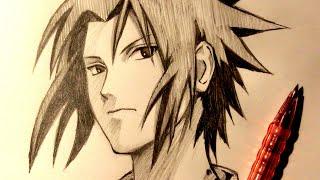 ASMR | Mechanical Pencil Drawing | Sasuke Uchiha