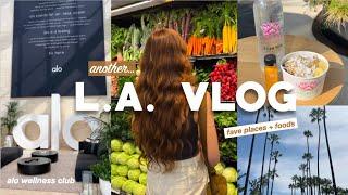 FEW DAYS IN L.A.!! //  alo wellness club, favourite foods + life update! | TRAVEL VLOG