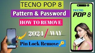 Tecno Pop 8 Hard Reset  | Mobile Ka Lock Kaise Tode | Tecno Bg6h Unlock