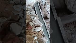 #pipe fitting in underground support like and subscribe plumber worker 