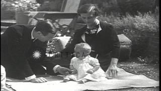 Prince Edward with his parents the Duke and the Duchess of Kent in London, Englan...HD Stock Footage