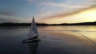 North Lake Leelanau Ice boating Feb 2021