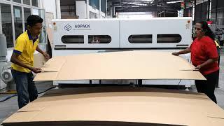 10 AOPACK Box making machine cases in one video.