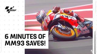 6 minutes of Marc Marquez saves  | Celebrating 6 Million YouTube Subscribers!