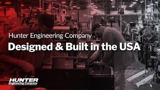 Automotive Equipment Designed and Built in the USA by Hunter Engineering