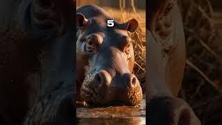 Top 10 Animals With The Strongest Bite Force (Hippo, Shark, Orca)