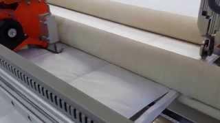 Jentschmann Panelmaster Ultrasonic • Ultrasonic cutting and welding of duvet panels