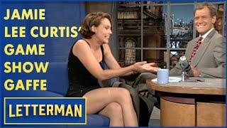 Jamie Lee Curtis' Naughty Game Show Appearance | Letterman