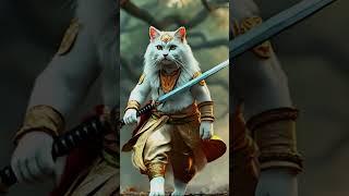 cat warrior saves princess #meow #meowing #meowonthemove #purrfectgroove #catvideos #catdance