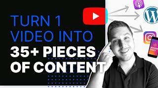 Repurpose Video Content: Turn 1 Video into 35+ Pieces of Content