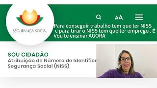 Como tirar o NISS- Documentos em Portugal - NIF - Morar em Portugal