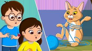 Meow Meow Karti Hai Billi + More Hindi Rhymes | म्याऊ म्याऊ | FunForKidsTV - Hindi Rhymes