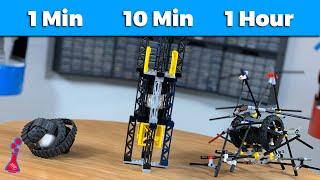 LEGO Egg Drop Contraptions | How Fast can You Build?