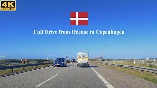 4K Driving in Denmark: Odense to Copenhagen