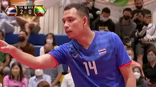 แมทช์เกียรติยศ ต้นตำรับตะกร้อโบราณ ไทย-เมียนมา ทีมชุด THAILAND VS MYANMAR Men’s Team Sepaktakraw