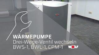 Drei-Wege-Ventil einer WOLF Wärmepumpe wechseln