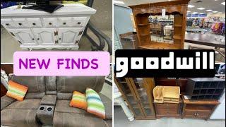 GOODWILL *NEW FINDS* FURNITURE HOME DECOR | SHOP WITH ME 2024