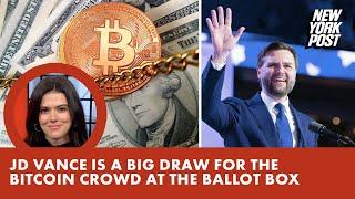 Trump picking JD Vance as his VP is a big draw for the Bitcoin crowd at the ballot box