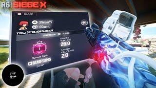 The #1 Champion Clutching With STOMPN Aim | Best Champion Settings & Sens (PS5/XBOX) - Siege X