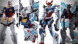 GUNPLA New Items [RX-78F00/E Gundam, EX-001 Glass Feather, Optional Parts Set, Gundam GQuuuuuuX]