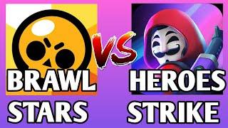 Brawl Stars Vs Heroes Strike| Brawlers| Hero|Skill| Gameplay HD| Game Review