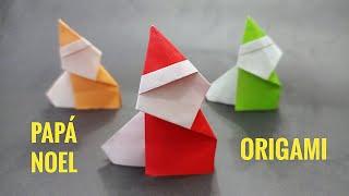 PAPÁ NOEL ‍ ORIGAMI paso a paso / SANTA CLAUS origami tutorial