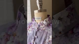 A little tutorial on how to sew a collar#dressmaker #patternmaker #sewingpatterns #sewingtutorial