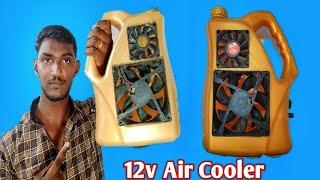 How To Make 12volt Air Cooler | Homemade Air cooler | Workbench Tamizha.