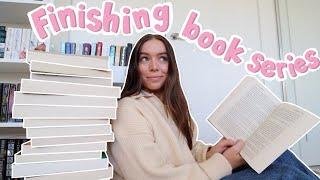 trying to finish all the series I'm in the middle of! *reading vlog*