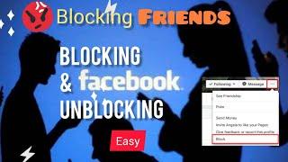 How to Block friends or people in Facebook 2019-2020 || unblock friends From Facebook 