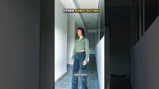 Other robot acting vs last one guys #shorts