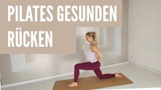 Pilates gesunden Rücken: starken, beweglichen, schmerzfreien Rücken, Homeworkout, deutsch