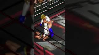 Fire Pro Wrestling World-Angel vs Power Girl using Lifted Bearhug