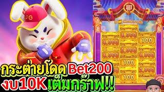 สล็อตPG Fortune rabbit : สล็อตแตกง่าย กระต่ายโดดBet200 เต็มกร๊าฟ!!