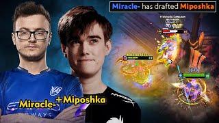 Miracle- Picks a TI Champions to DESTROYS this 10K AVG MMR GAME