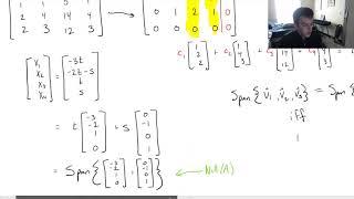 Finding Basis for Column Space, Row Space, and Null Space - Linear Algebra