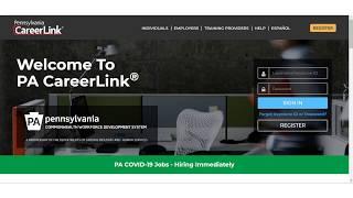 How To Register for PA CareerLink®