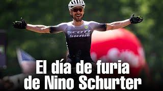 Nino Schurter sale desde el inicio a barrer con todo en la UCI CDM Val di Sole 2024