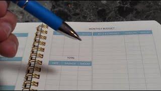 Regolden-Book Budget Planner - Undated Monthly Budget Journal with Pockets, Expense Tracker Notebook