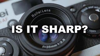 the NEW Rollei 35AF -- Lens test (blog link in the description)