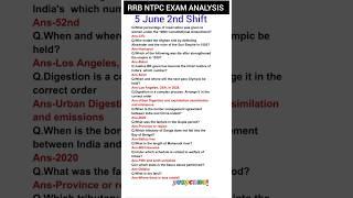 RRB NTPC EXAM ANALYSIS 2025|5 June 2nd Shift|Rrb ntpc exam analysis today#rrbntpc#rrbntpc2025#gkgs