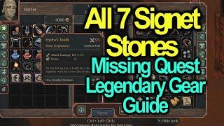 All 7 Signet Stones and Missing Quest Guide | Unlock Legendary Items | Drova