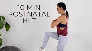 10 Min Postpartum HIIT Workout | Postpartum Exercise To Lose Baby Weight