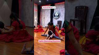 Splits Streching Sessions Kids #bharatnatyam #classicaldance #youtubeshorts #abhibhavadancestudio