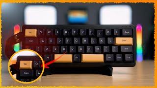 Epomaker TH40 44키의 40% 초소형 레이아웃의 FN 키를 통한 분할 스페이스바 구조의초소형 기계식키보드