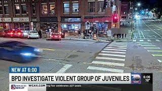 Burlington police investigating violent group of juveniles