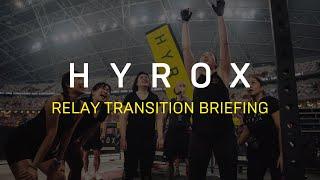 APAC - HYROX Relay Transition Briefing